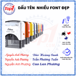 KHẮC DẤU TÊN TPHCM - LÀM MỘC TÊN ĐẸP LẤY LIỀN