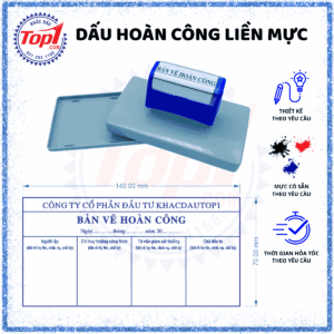 KHẮC DẤU HOÀN CÔNG LIỀN MỰC