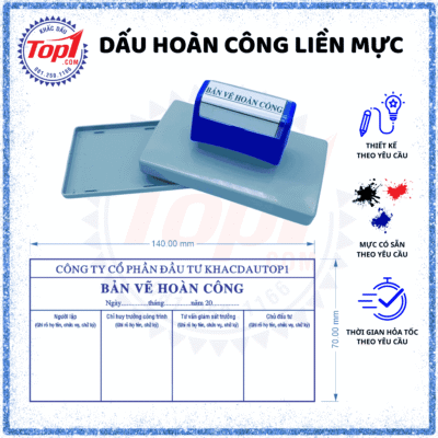 khắc dấu hoàn công liền mực size lớn